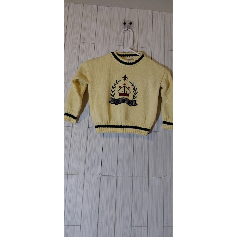 Y2K vintage Knit pullover sweater Kitestrings 3T classic preppy Grandpacore 90's